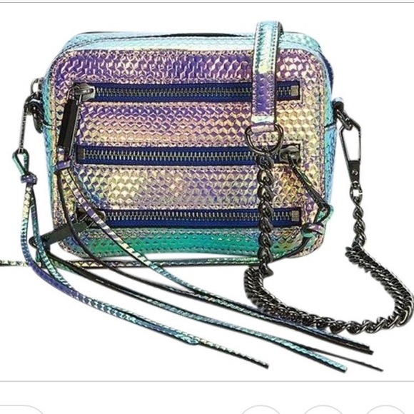 rebecca minkoff holographic bag